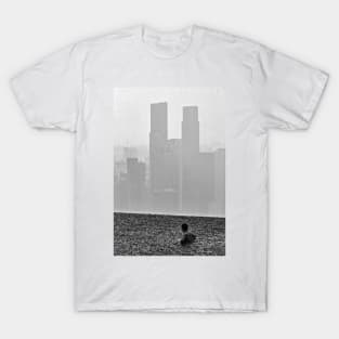 Singapore SkyPark - Swimming in the Rain T-Shirt